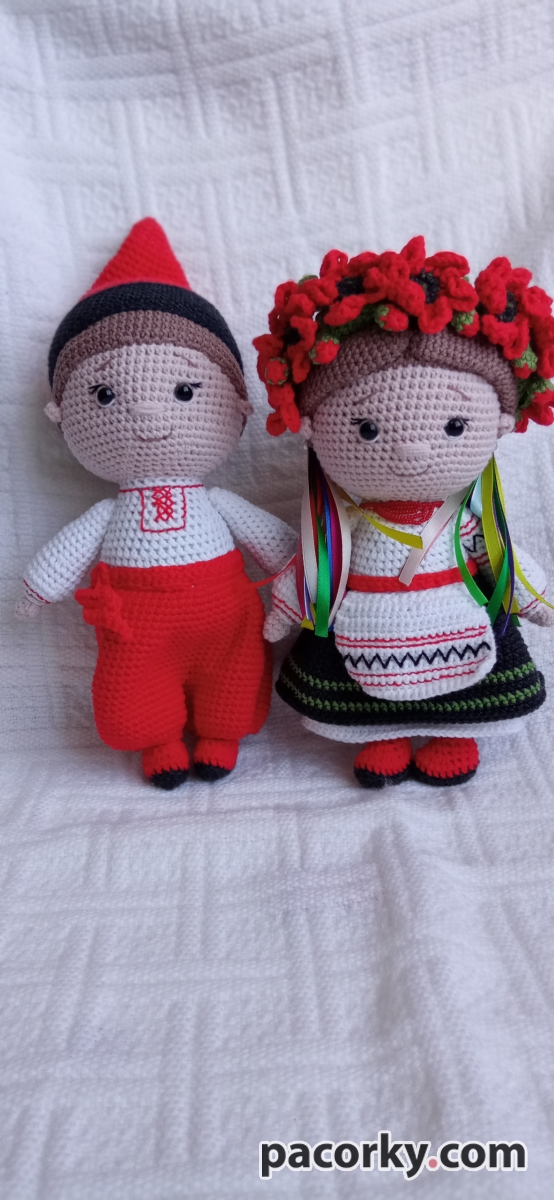 Лялька Українка з маками та Козак