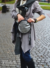 Сумка Drum boho silver