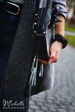 Сумка Drum boho silver