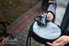 Сумка Drum boho silver