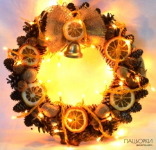 Різдвяний вінок Christmas wreath Рождественский новогодний венок