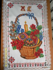 Пасхальний рушник та рушник на Спаса