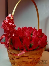 Корзини, букети з цукерок 