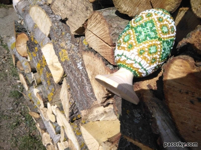 Пасха Яйце Писанка з бісеру Подарунок на Великдень 