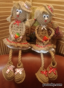 Декор для дачі/ домовички для дому/ іграшки декор на дачу/ дід баба на дачу