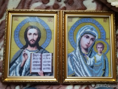 Пара ікон вінчальних. Розмір 27х35 см