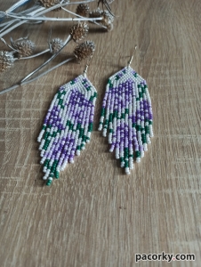 Сережки Лаванда