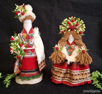 Український сувенір млин, хатка, лялька-оберіг