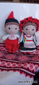 Лялька Українка з маками та Козак 