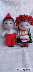 Лялька Українка з маками та Козак 