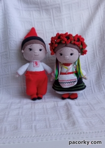 Лялька Українка з маками та Козак 
