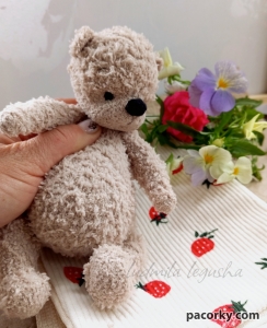 Ведмедик плюшевий, хендмейд