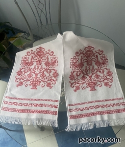 ДЕРЕВО РОДУ вишитий рушник РУЧНОЇ роботи