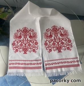ДЕРЕВО РОДУ вишитий рушник РУЧНОЇ роботи