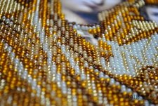 Вінчальні ікони вишиті бісером