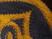 «Картина из ниток и гвоздей» STRING ART