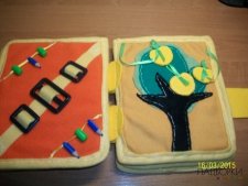 Розвиваюча книжка з тканини для дітей