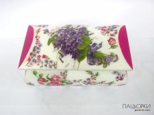 Шкатулка, декорована у техніці декупаж