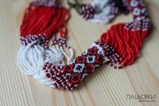 Кольє із бісеру "Етно"