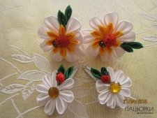 бантики, резинки, канзаші