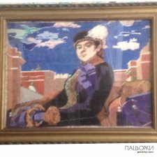 Вишита картина "Незнайомка"