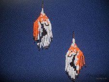 сережки з бахромою