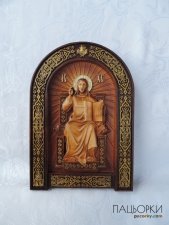 Спас на престолі 413х296мм, Дерев'яна ікона, Спас на престоле