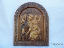 Страсна, 500х404мм, Дерев'яна ікона, Матінка Божа, Страстная, икона