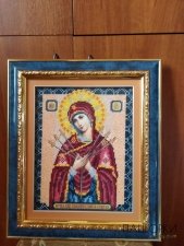 Ікона Семистрільна бісером