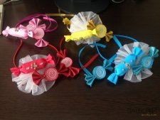 Новорічний обруч цукерки 