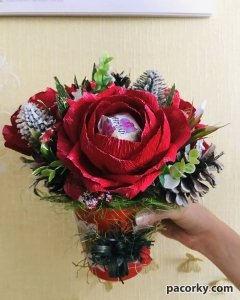 Букети з цукерками 