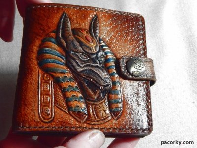 Кошелек - Анубис/кошелек кожаный унисекс/ гаманець унісекс/ гаманець кожаний