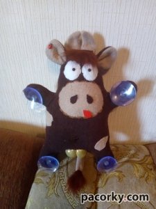 Іграшки в машину на присосках та без/ мягкие игрушки в машину
