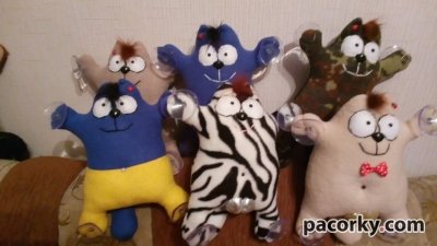 Іграшки в машину на присосках та без/ мягкие игрушки в машину