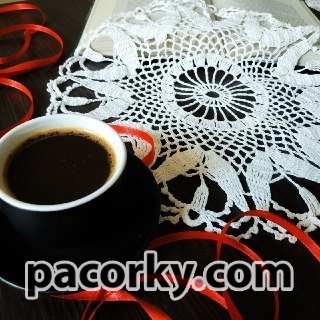 Серветка біла кругла декоративна/салфетка декоративная