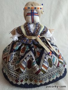 Український сувенір лялька мотанка, лялька-оберіг