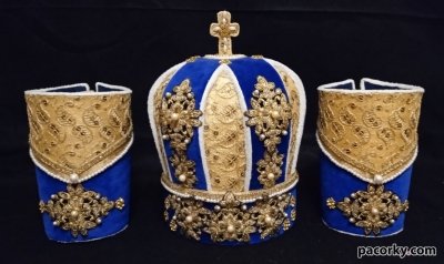 Шапка-корона для РІЗДВЯНОГО ВЕРТЕПУ