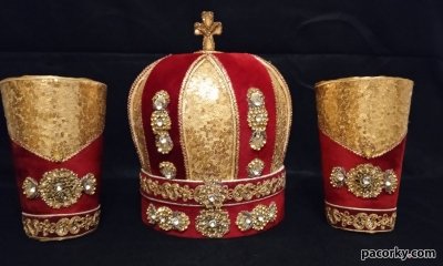 Шапка-корона для РІЗДВЯНОГО ВЕРТЕПУ
