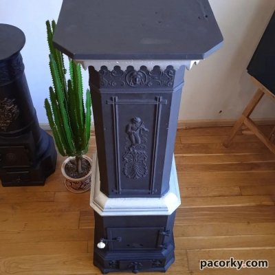 Чавунна пічка h1260mm Скрипаль для опалення