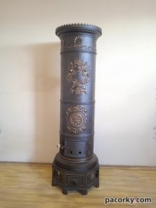 Чавунна пічка h128cm