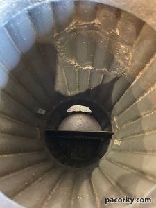 Чавунна пічка з ажурною топкою H1255mm готова для опалення 120м.кв