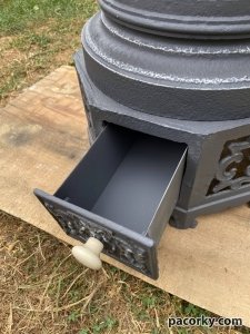 Чавунна пічка зі львом H725mm продана