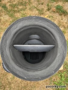 Чавунна пічка зі львом H725mm продана
