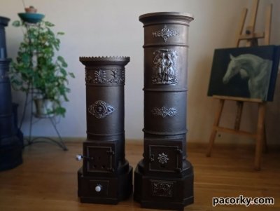 -5000грн: дві штуки (комплект) чавунні печі. h1140mm i h900mm  