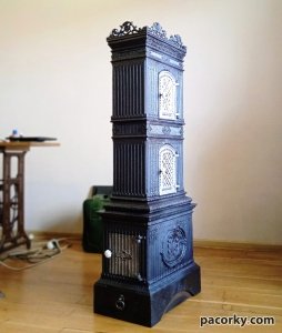 Чавунна пічка Chisnyoviz h1285mm на обігрів 120м.кв