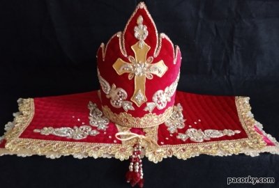 Шапка-корона для РІЗДВЯНОГО ВЕРТЕПУ