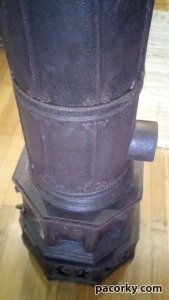 Чавунна пічка заводу Мукачево висота h1510mm для відновлення