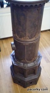 Чавунна пічка заводу Мукачево "Шкільна" висота h1320mm