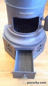 Чавунна пічка Chisnyoviz h1135mm на опалення 120м.кв