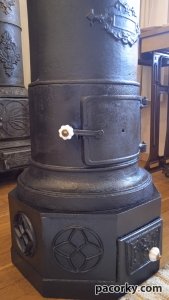 Чавунна пічка Chisnyoviz h1135mm на опалення 120м.кв